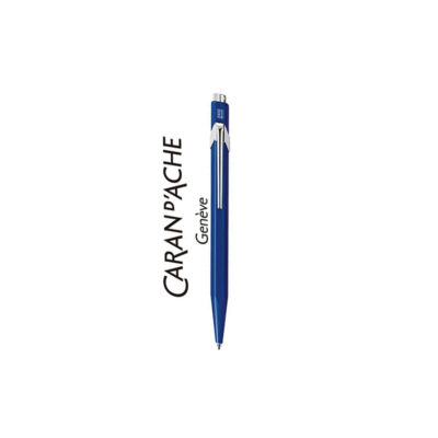 CARAN D'ACHE 849 BOLÍGRAFO METAL AZUL ZAFIRO