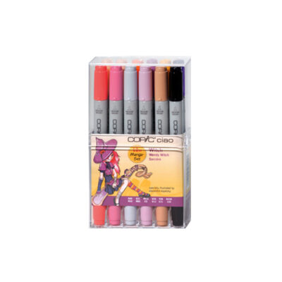 Set Manga 12 rotuladores Copic Ciao