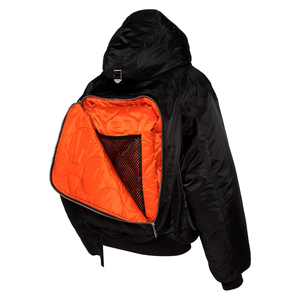 Chaqueta bomber B29RS con mochila integrada