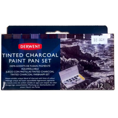 Caja de Godets de Carboncillo Acuarelable - Imagen 3