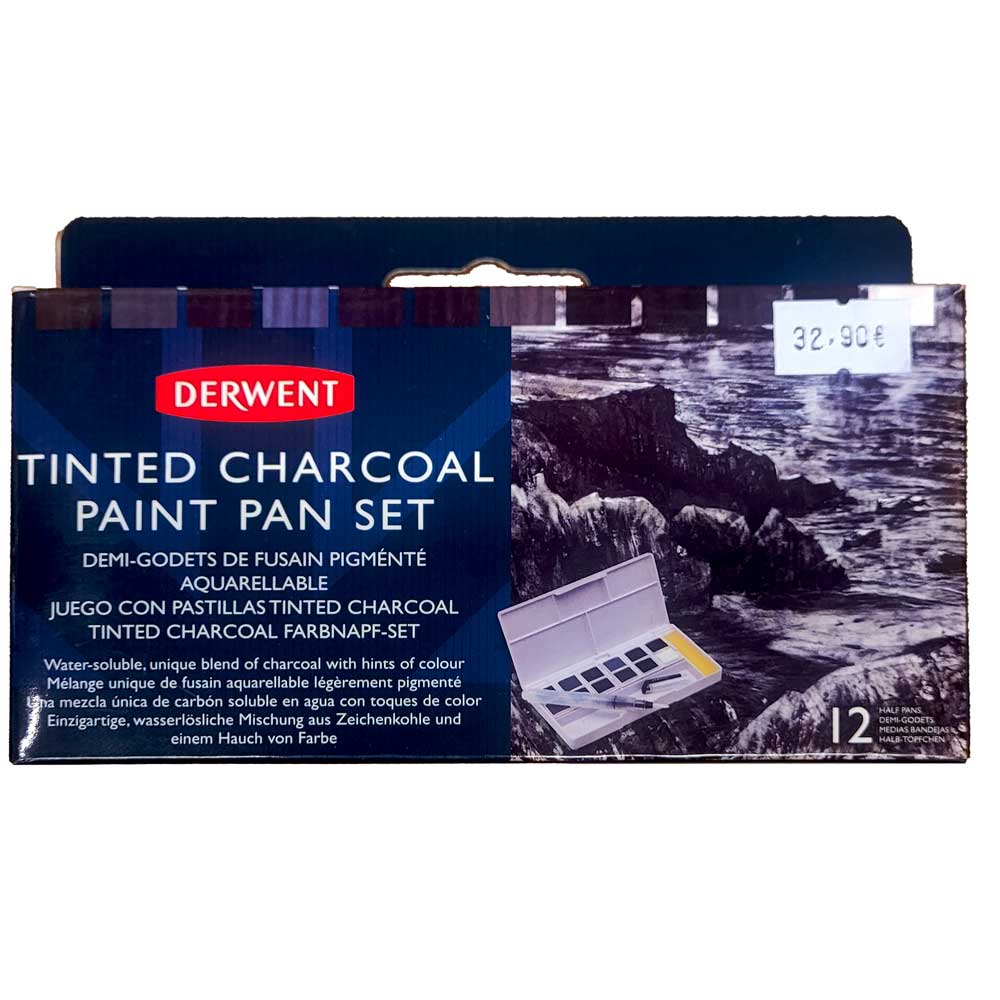 acuarellacarbon Caja de Godets de Carboncillo Acuarelable - Imagen 3