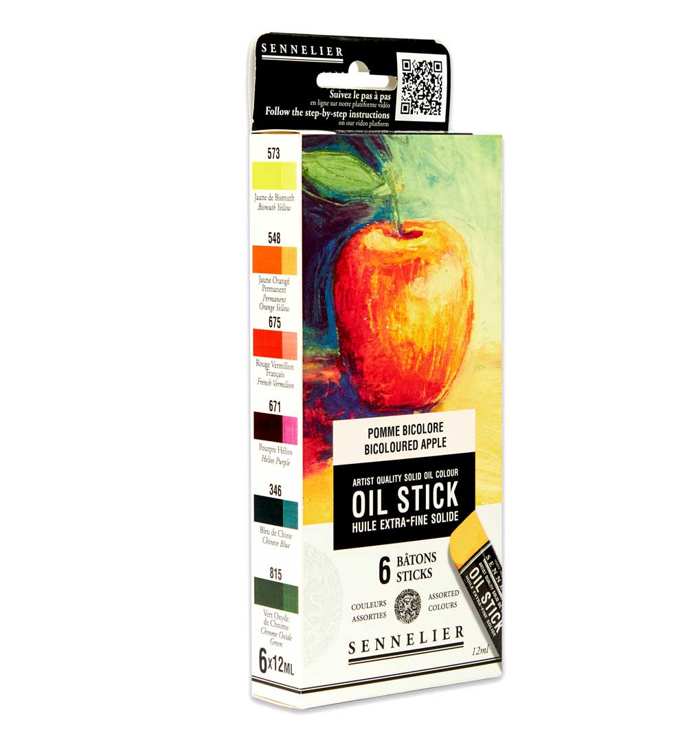 oil-manzana Set óleo extra-fino en barra - tonos manzana bicolor