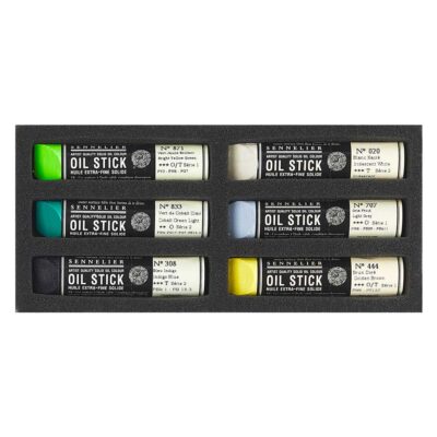 Set óleo extra-fino en barra - tonos paisaje verde