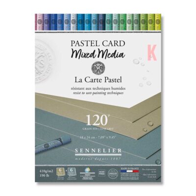 Media Mixed Pastel Card Azul